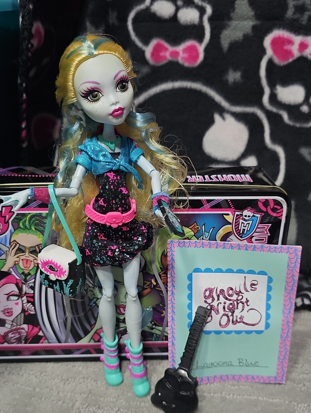 Monster High G1 Ghouls Night Out Lagoona Blue Doll (OOB) 2008 Trademark VTG